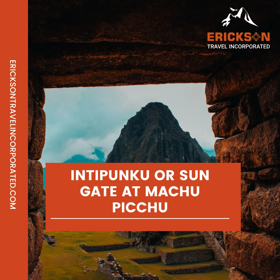 Intipunku or Sun Gate at Machu Picchu